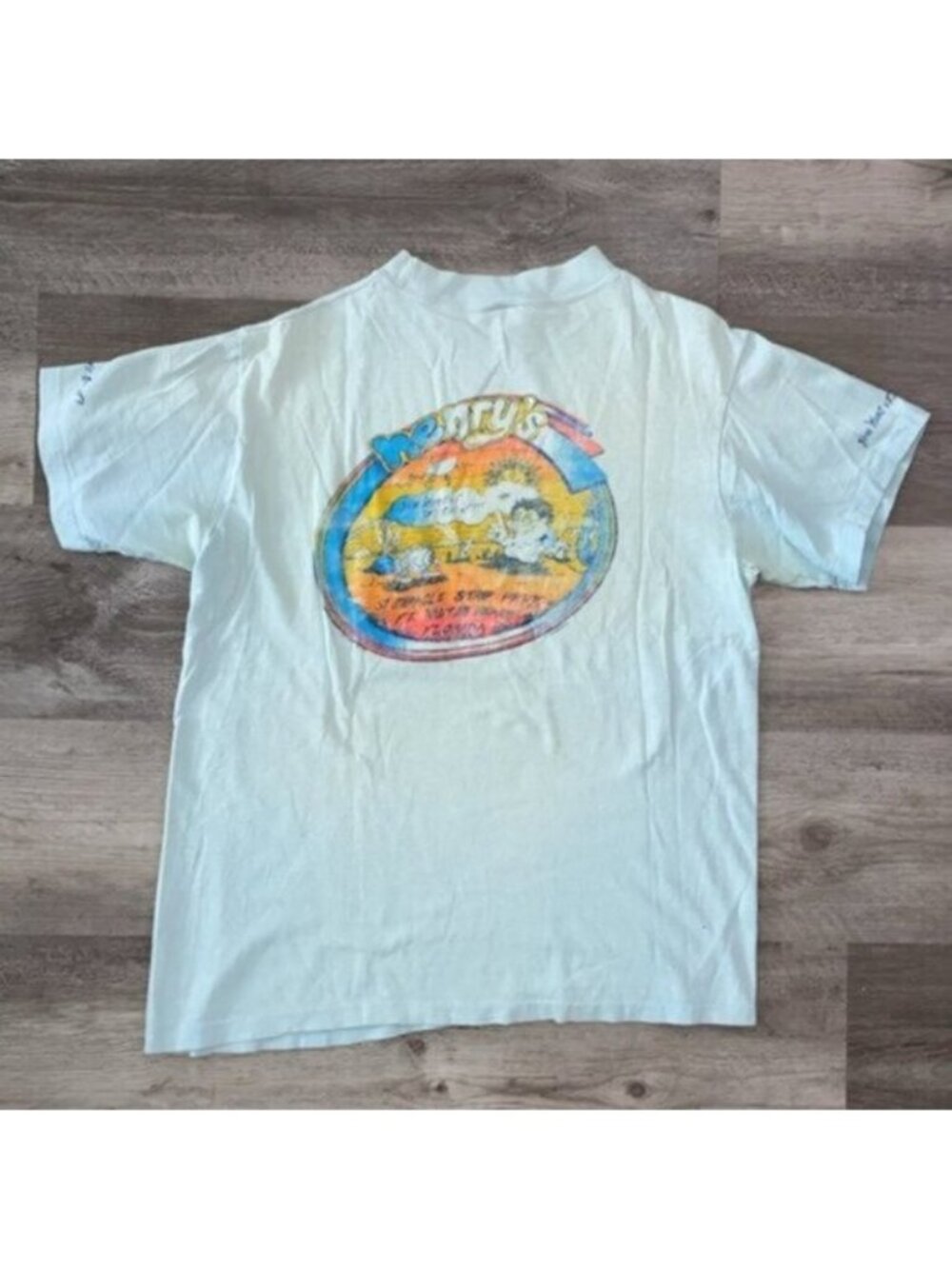 VTG Henry's Single Stitch T Shirt Fort Walton Beach Florida Blue Size Medium